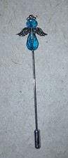 Crystal GUARDIAN ANGEL Teal Angel representing Ovarian Cancer Lovely Gift