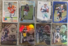 NFL Rookie Cards (8 Card Lot Including Pollard, Watson, Stevenson, Etc.)