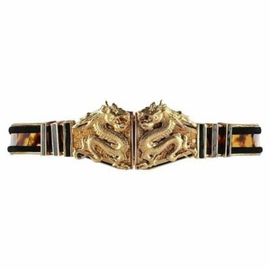 tortoiseshell belt buckle