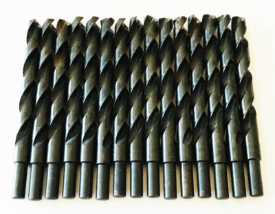 15 CRAFTSMAN 31/64'' HIGH SPEED STEEL BLACK OXIDE DRILL BITS METAL SPLIT POINT