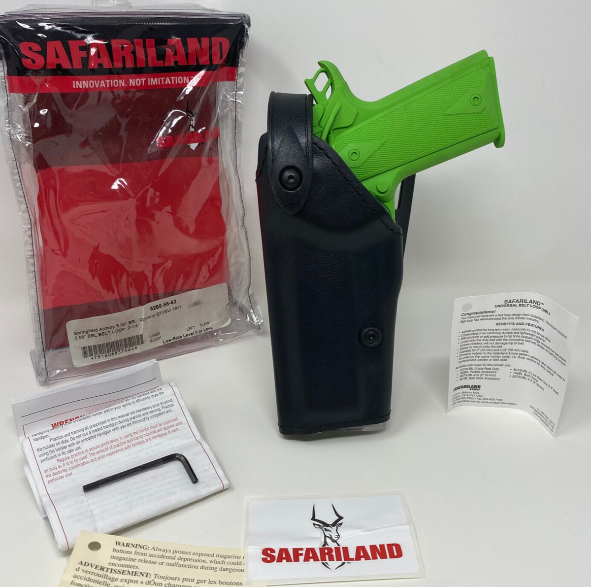 Safariland 6285 SLS Level 2 LH Duty Holster for 1911 5