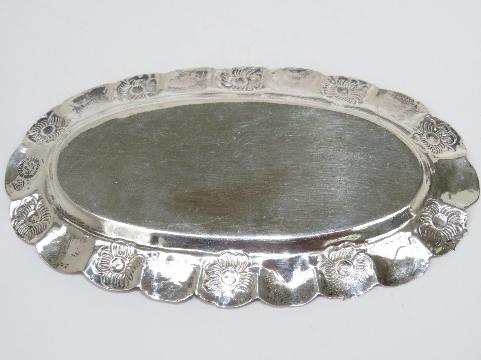 Beautiful Hecho en Mexico Small Sterling Silver Tray eBay