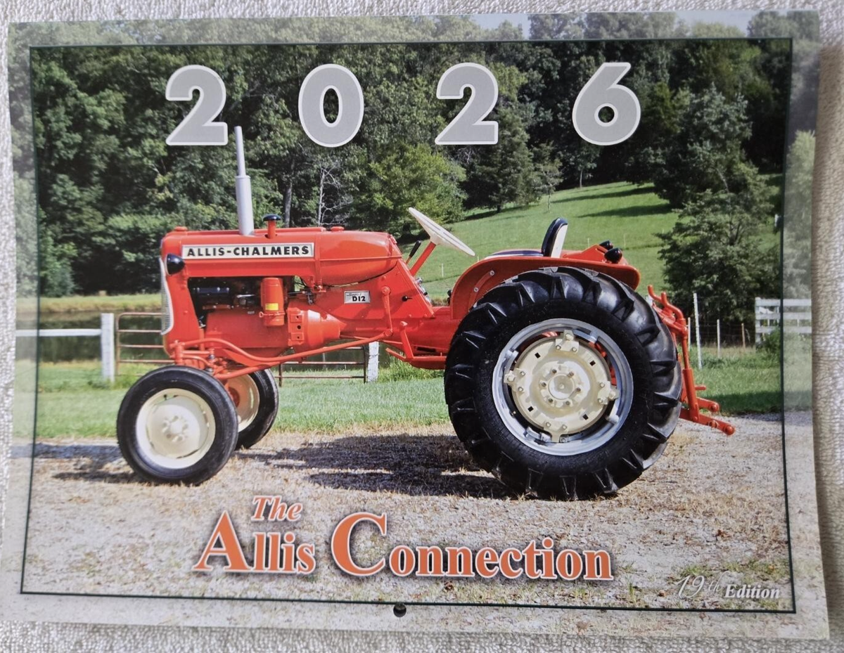 Allis Chalmers 2026 Calendar D12 D17 190 TL-B 440 8070 20-35 D14