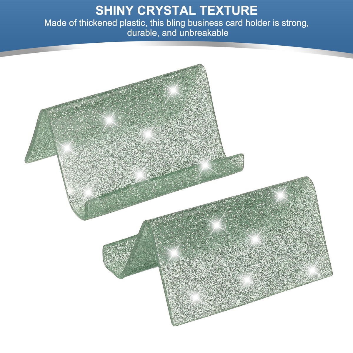 Cartes De Visite PATIKIL Business Card Holder For Desk, 2 Pack Marble Business Card Holders Stone Card Stand Organizer Cards Display For Office
