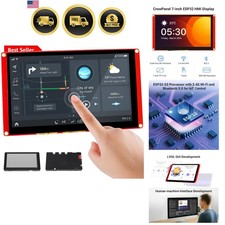 Display 800 480, 7 Inch HMI Basic RGB TFT LCD Touch Screen with Acrylic Case,...
