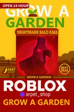 [🐶] NIGHTMARE BALD EAGLE - Roblox GROW A GARDEN - FAST DELIVERY