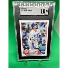 2023 Topps Series 1 Miguel Vargas #163 Rookie Card RC Dodgers SGC 10 Gem Mint. rookie card picture