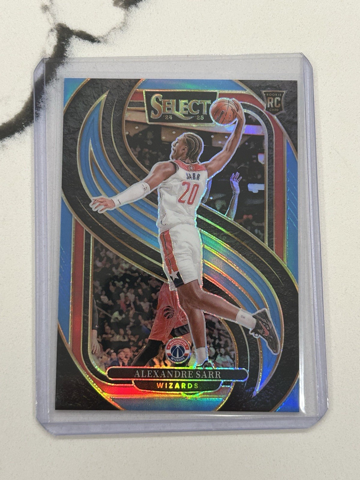 2024-25 Panini Select #66 Alexandre Sarr Light Blue /299 Premier Level