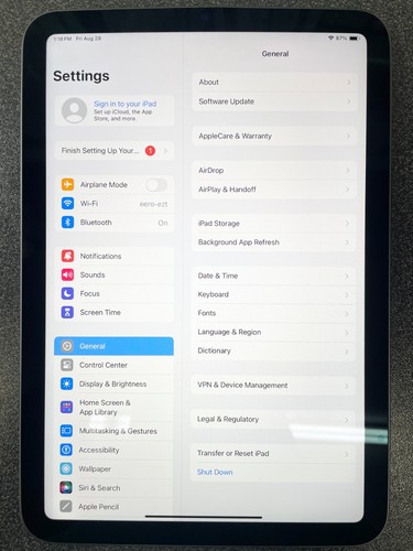 Apple iPad Mini 6th Gen 256GB, 8.3 in Wi-Fi-Space Gray- Read more