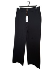 Quince Women's Ultra-Stretch Ponte Trouser - 30" Black  Dress Pants Size 8 NWT 