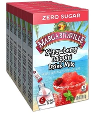 Margaritaville Singles To Go Water Drink Mix - Strawberry Daiquiri Flavored
