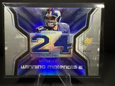 Eli Manning  Upper Deck 2007 SPx Winning Materials Giants #WMS-EM Game Worn! 