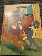 Disney Lady And The Tramp Book Vintage 1986