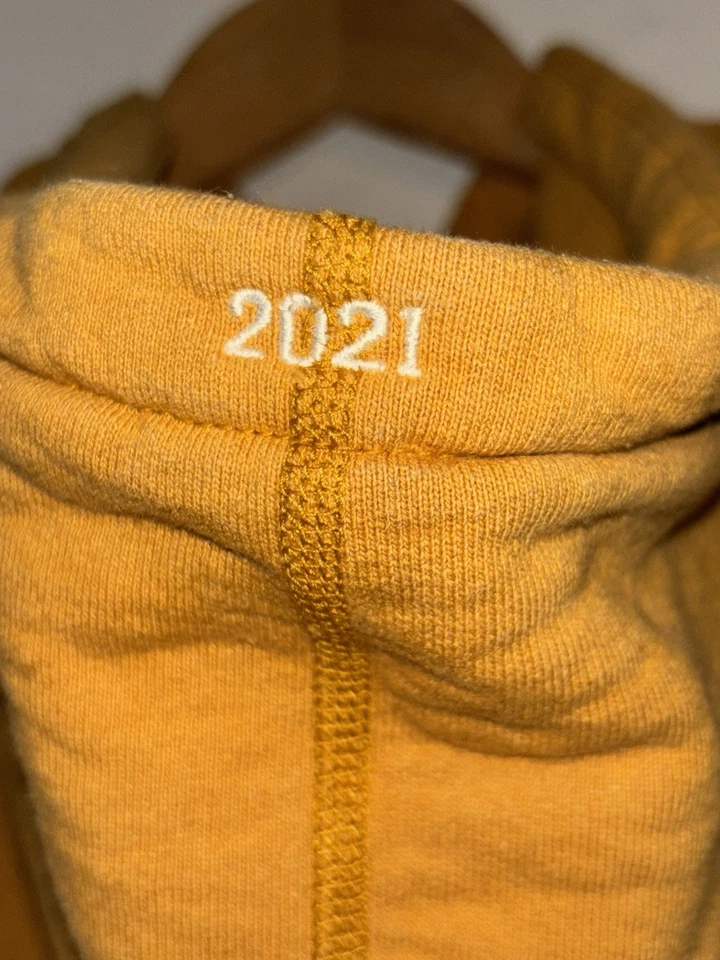 Sudadera con capucha Supreme 21FW logotipo de caja para hombre talla grande mostaza Foto 4 de 4