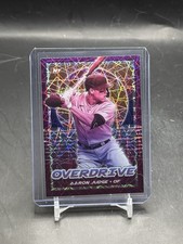 2021 Chronicles Overdrive Purple Velocity Prizm #18 AARON JUDGE - NY Yankees