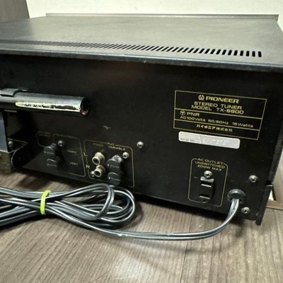 Pioneer TX-8800 STEREO TUNER FM 76-90MHz AM 550-1600kHz AC100V 50
