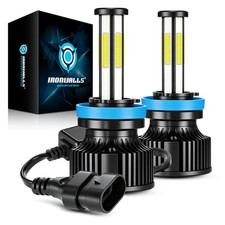 6-sided H11 H8 H9 Led Headlight Kit 2800w 360000lm Canbus Hilo Beam Bulbs 6500k