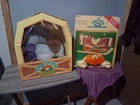 Vintage 1984 cabbage patch show pony W/Barn. Comes With Hockey Outfit (Lot Of 2)