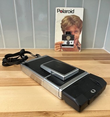 Polaroid SX-70 Sonar OneStep Folding Instant Land Camera Black Tested Working