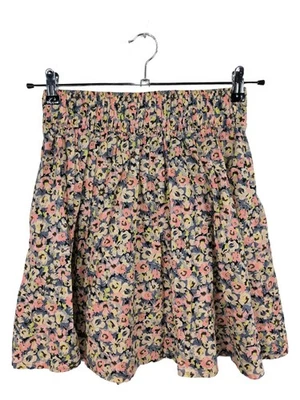H&M Jupe évasée Dames Jupe T EU 36 rose-jaune primevère-gris clair - Photo 1/4