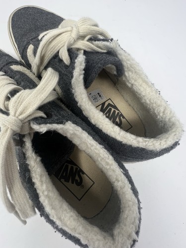 Sneakers stringate Vans X Madewell da donna Old Skool taglia 8,5 foderate in sherpa grigio - Foto 11 di 12