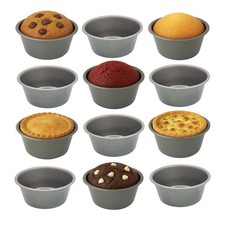 12xSamuel Groves Individual Baking Cups for Muffins Cupcakes Mini Pies Party Pie