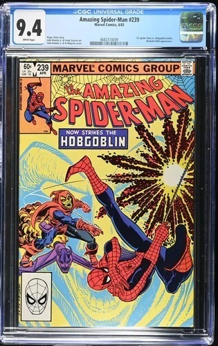 Amazing Spider-Man 239 CGC 9.4 1st Spider-Man vs. Hobgoblin 1983