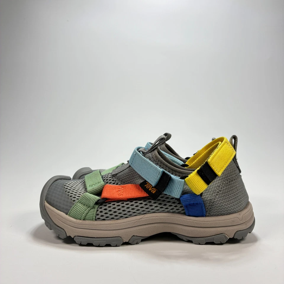 Sandalias Teva Kids Outflow Universal Punta Cerrada Gris Agua FM1222K Juvenil Talla 13 Foto 4 de 4