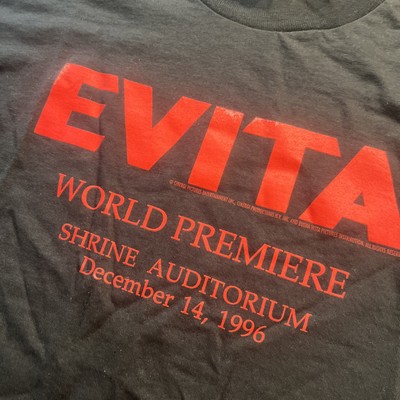 Vintage 90s Evita Musical Film Promo Madonna Graphic T-Shirt