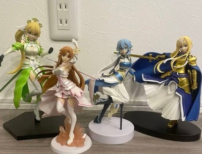 SAO Figure Set 4 Pieces Collectible Anime Figures Fully Functional Authentic