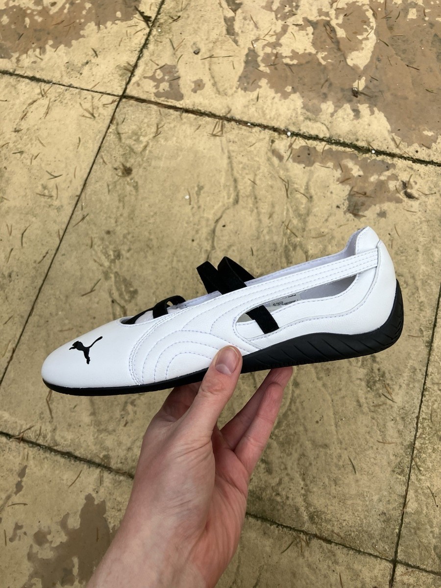 Puma Speedcat Ballet White Black (Women's) 403587-01 Trainers Uk Size