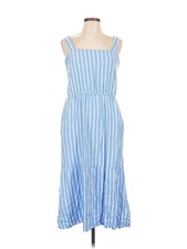 Amazon Essentials Women Blue Casual Dress L