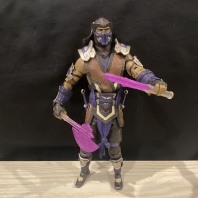 McFarlane Toys Mortal Kombat Noob Saibot Action Figure Black Purple Sword Axe