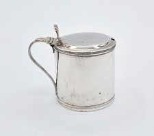 GEORGE III STERLING SILVER MUSTARD POT London 1799