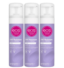 EOS Shea Butter 24h Moisture Non Foaming Shave Cream- Lavander 7fl oz 3 PACK