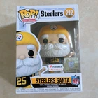 Funko Pop! Vinyl NFL Steelers Santa Claus #212 Fanatics Exclusive Figure