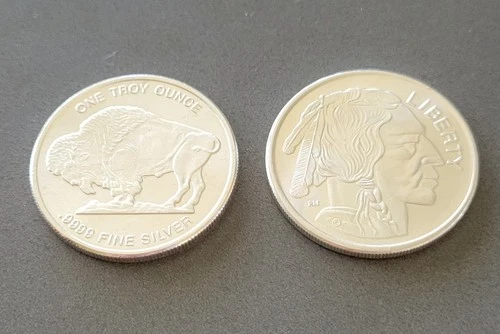 1 oz Silver Round -Buffalo, lot of 2