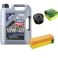 Mann Inspektionspaket 5L Liqui Moly 10W-40 FüR Renault Twingo I 1.2 Rapid