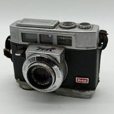 Kodak Motormatic 35F Camera 35mm Film 1960s Silver Black Vintage  Untested