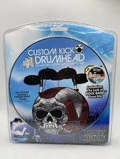 BEST BUY EXCLUSIVE ROCK BAND 20” KICK DRUM HEAD ROCKER SKULL (NIB)