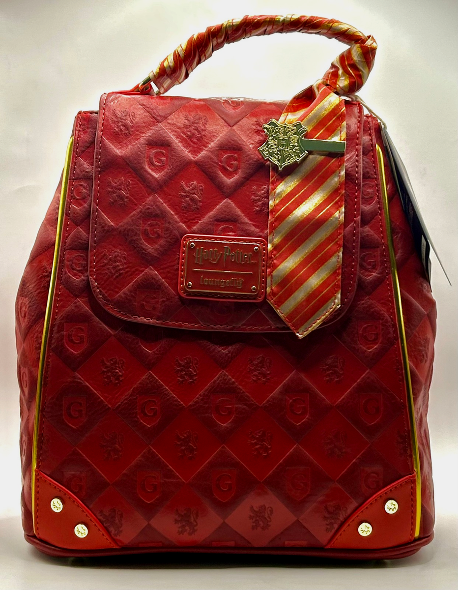 Loungefly Harry Potter Gryffindor Crest Flap Mini Backpack  display picture 1