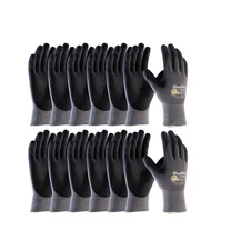 ATG 34-874/S MaxiFlex Ultimate - Nylon, Micro-Foam Nitrile Grip Gloves - Blac...