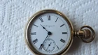 Antique Large Elgin Pocket Watch 15 jewel Side Winder Swinger open face