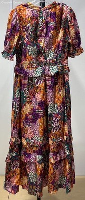 chinese dress ladies Ivy Multi Floral Tiered Maxi Dress main image 0
