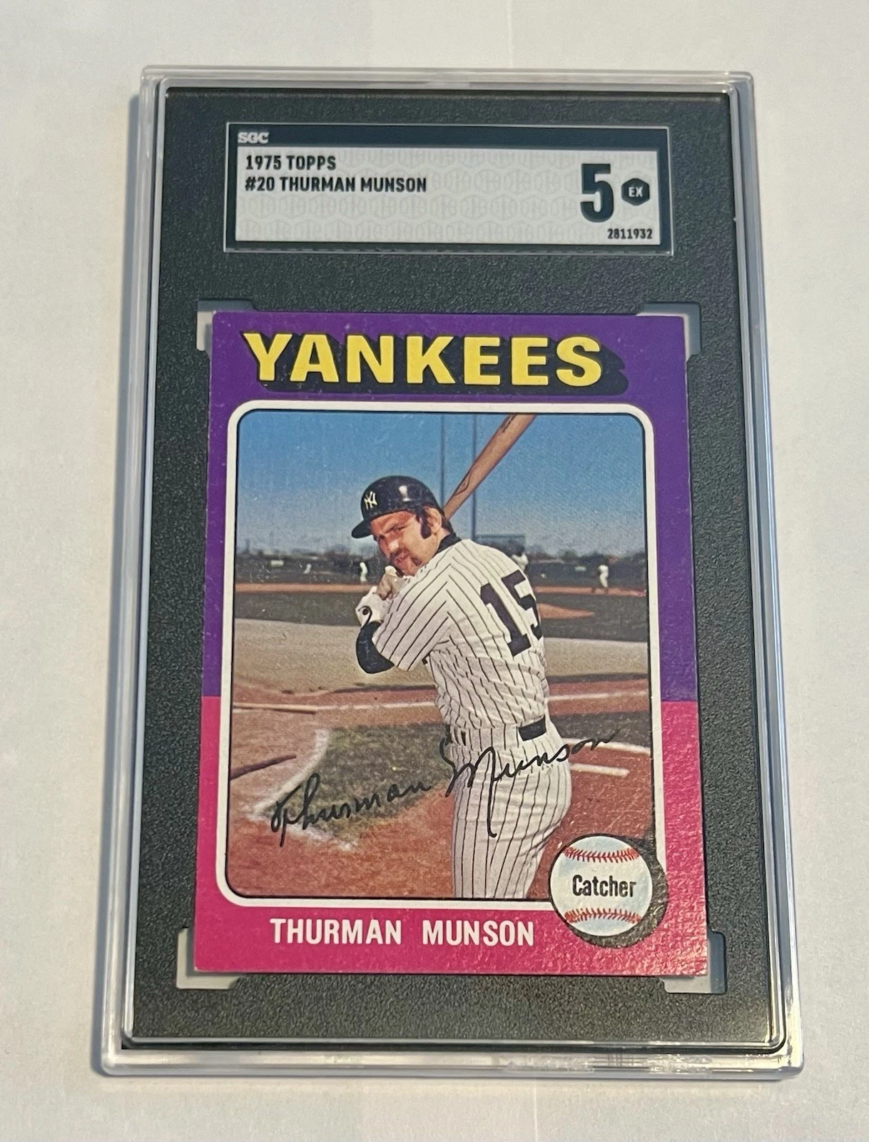 Thurman Munson trading card