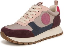 Sam & Libby Women's Randal Lace Up Jogger Sneaker Pink Multi 6M