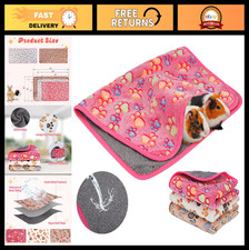 Waterproof Guinea Pig Blankets 3-Pack | Washable Fleece Cage Liners for Small Pe