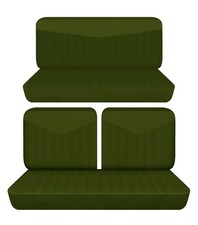 Fits 1961 To 1966 Amc Rambler Classic 4door Front 50-50 Top And Rear Seat Covers