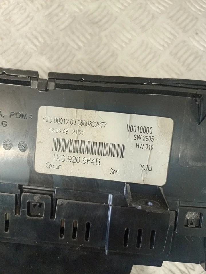 Cuadro de instrumentos velocímetro de golf Volkswagen 2010 1K0920964B #9 Foto 3 de 3