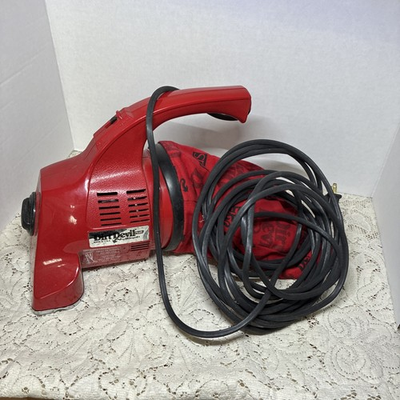 #ad #ad Dirt Devil Hand Vac Model 103 Royal Red USA Made Vacuum Cleaner Works 20ft Cord $19.95